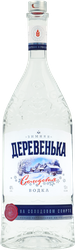 Водка ЗИМНЯЯ ДЕРЕВЕНЬКА на солодовом спирте Альфа 40%, 1л, вид