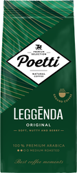 Кофе молотый POETTI Leggenda Original натуральный жареный, 250г, вид