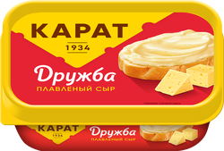 Сыр плавленый КАРАТ Дружба 45%, без змж, 200г, фотография