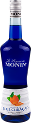 Ликер MONIN Блю Кюрасао десертный 20%, 0.7л, вид
