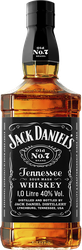 Виски JACK DANIEL'S Tennessee Whiskey зерновой, 40%, 1л, вид