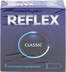Презервативы REFLEX Classic №3 из натурального латекса, 3шт, фото