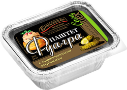 Паштет запеченный КФ ЕГОРЬЕВСКАЯ Фуа-Гра с маринованными огурчиками, 180г, фото