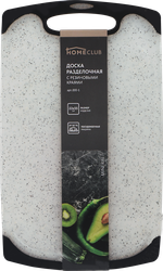 Доска разделочная HOMECLUB Mineral 35х21см, с резиновыми краями, пластик 
Арт. JDO-1, изображение