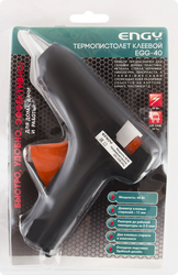 Пистолет клеевой ENGY EGG-40, с подставкой 40Вт, Арт. 357116, изображение