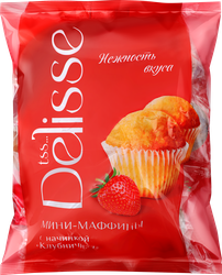 Маффины DELISSE Клубничные, 450г, фотография