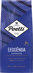 Кофе зерновой POETTI Leggenda Espresso, 1кг, фото