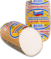 Продукт плавленый копченый ПЕРЕЯСЛАВЛЬ Рязанский Колбасный 45%, с змж, 300г, изображение