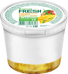 Йогурт с манго 2,7%, без змж, ЛЕНТА FRESH, 350г, детальное фото