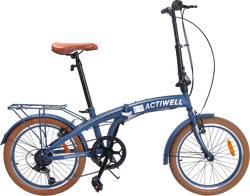 Велосипед складной ACTIWELL Planet 20" 7 скоростей, в ассортименте, Арт.  PLN20ST-U, изображение