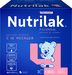 Напиток молочный NUTRILAK Premium 4, с 18 месяцев, 900г, фото