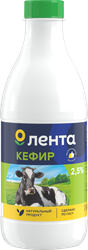Кефир ЛЕНТА 2,5%, без змж, 920г, фотография
