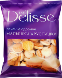 Печенье сдобное DELISSE Малышки Хрустишки, 200г, картинка