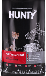 Корм сухой для взрослых собак HUNTY с говядиной, для мелких пород, 2,2кг, фото