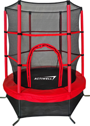 Батут ACTIWELL 140х140х160см, с внутренней сеткой, Арт. TRMI-55-A, вид