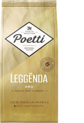 Кофе зерновой POETTI Leggenda Oro натуральный жареный, 250г, вид