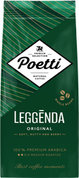 Кофе зерновой POETTI Leggenda Original натуральный жареный, 250г, картинка