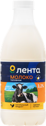 Молоко топленое ЛЕНТА 3,2%, без змж, 900мл, фотография