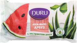 Крем-мыло DURU Арбуз с экстрактом алоэ, 80г, вид