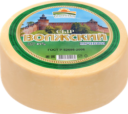 Сыр ПОЧИНКИ Волжский 45%, без змж, весовой, фотография