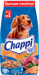 Корм сухой для взрослых собак CHAPPI Сытный мясной обед Мясное изобилие, для всех пород, полнорационный, 15кг, картинка