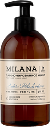 Жидкое мыло GRASS Milana&nbsp;Amber&Black Vetiver парфюмированное, 300мл, фото