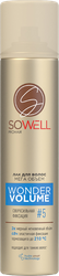 Лак для волос SOWELL Wonder Volume Мега объем от корней сверхсильная фиксация, 300мл, крупный план
