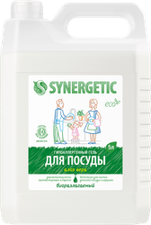 Средство для мытья посуды и игрушек SYNERGETIC Био с ароматом алоэ, 5л, картинка