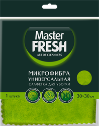 Салфетка для уборки MASTER FRESH 30x30см, универсальная, микрофибра, фото