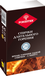 Спички длительного горения FORESTER, Арт. BC-782, крупный план