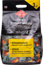 Брикеты древесно-угольные FORESTER в сумке, Арт. BC-934, 3кг, картинка