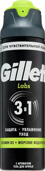 Гель для бритья GILLETTE Labs, для чувствительной кожи, 198мл, картинка