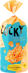 Хлебцы кукурузные Z LUCKY хрустящие, с морской солью, 95г, фото