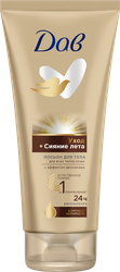 Лосьон для тела DOVE Сияние лета, 200мл, крупный план