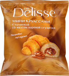 Изображение товара Круассаны DELISSE с начинкой со вкусом вареной сгущенки, 300г