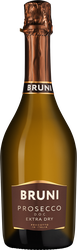 Вино игристое BRUNI Просекко Экстра Драй белое брют, 0.75л, картинка