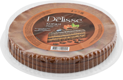 Коржи бисквитные DELISSE темные, с какао, 400г, детальное фото