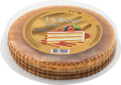 Коржи бисквитные DELISSE светлые, 400г, вид
