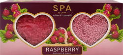 Набор подарочный SPA BY LARA Соль для ванны, 160г + Жемчужины Малина, 100г, вид