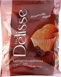Мини-маффины DELISSE с шоколадным вкусом, 465г, фотография