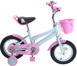Велосипед детский ACTIWELL 12" бирюзовый/белый, Арт. KID-ST12-G, картинка