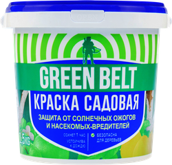 Краска садовая для деревьев GREEN BELT акриловая, Арт. 01-493, 1,5кг, фото