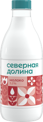 Молоко пастеризованное СЕВЕРНАЯ ДОЛИНА 3,2%, без змж, 900мл, фотография