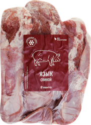 Язык свиной ЛЕНТА замороженный, весовой, детальное фото