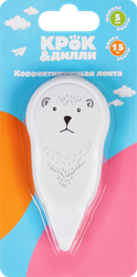 Лента корректирующая КРОК&ДИЛЛИ Белый медведь, Арт. XFFUN-29, картинка