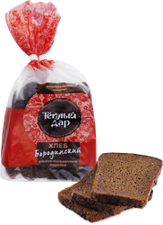 Хлеб ТЕПЛЫЙ ДАР Бородинский, в нарезке, 350г, фото