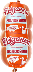 Колбаса вареная ВЯЗАНКА Молокуша, 400г, вид