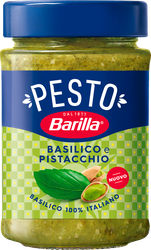 Соус для пасты BARILLA Pesto Basilico e Pistacchio, c базиликом и фисташками, 190г, изображение
