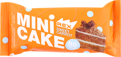 Пирожное протеиновое PROTEINREX Морковный тортик, 40г, крупный план