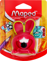 Точилка MAPED интерактивная розовая, 1 отверстие, с контейнером, Арт. 017691, вид